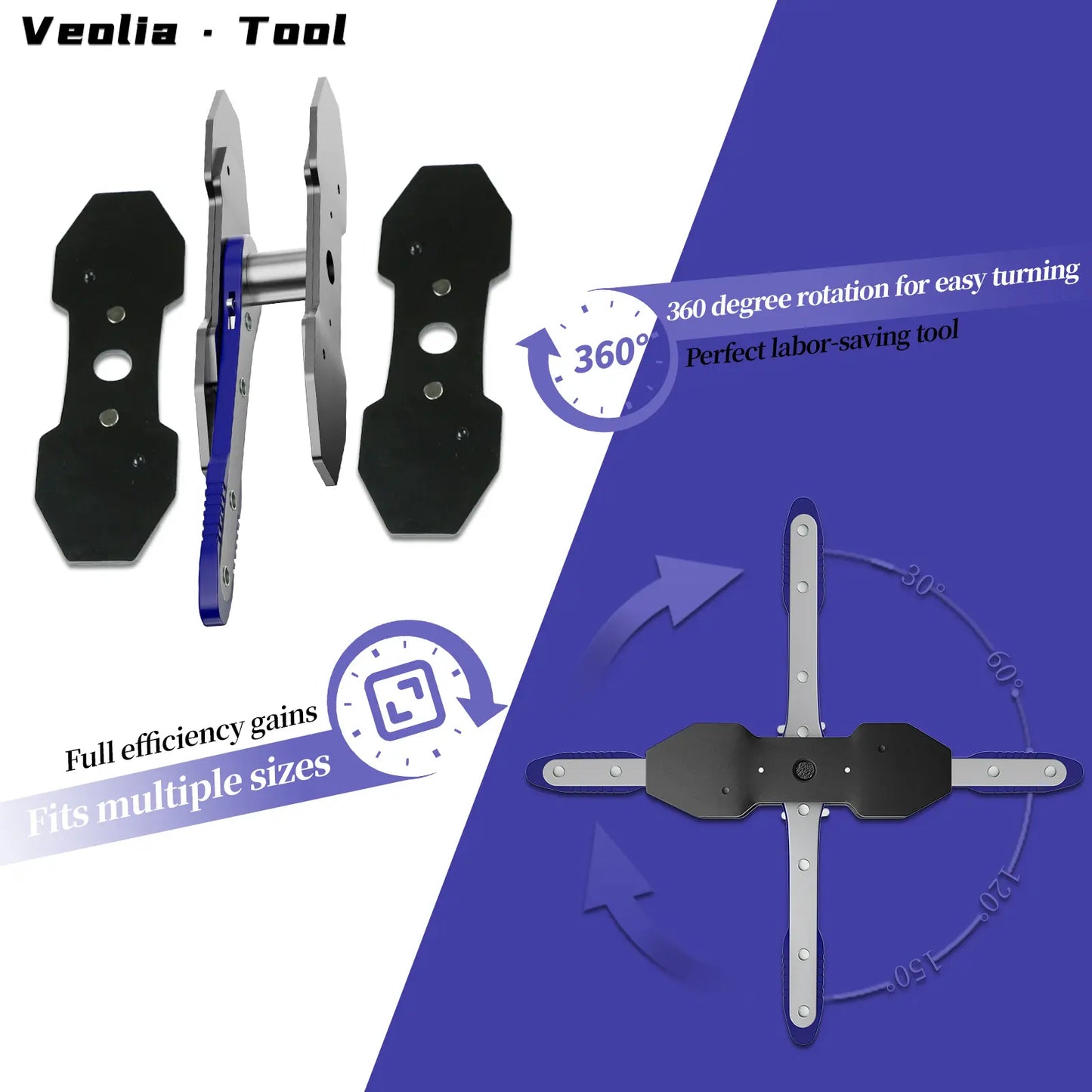 Effort-saving automotive brake repair tool