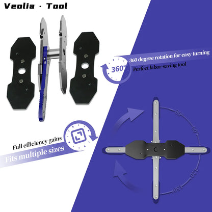 Effort-saving automotive brake repair tool