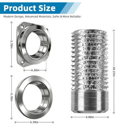 Upgrade Stainless Steel Magnetic Dryer VentCoupling Quick Connect