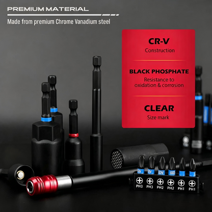 Magnetic Impact Nut Driver Set
