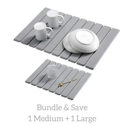 Large Diatomaceous Earth Dish Drying Mat