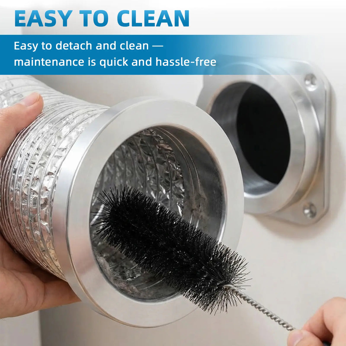 Upgrade Stainless Steel Magnetic Dryer VentCoupling Quick Connect