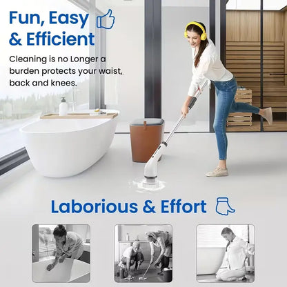 Cordless Electric Spin Scrubber