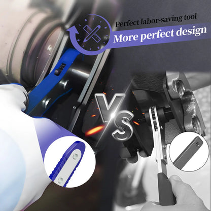Effort-saving automotive brake repair tool