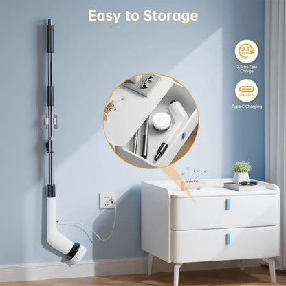 Cordless Electric Spin Scrubber