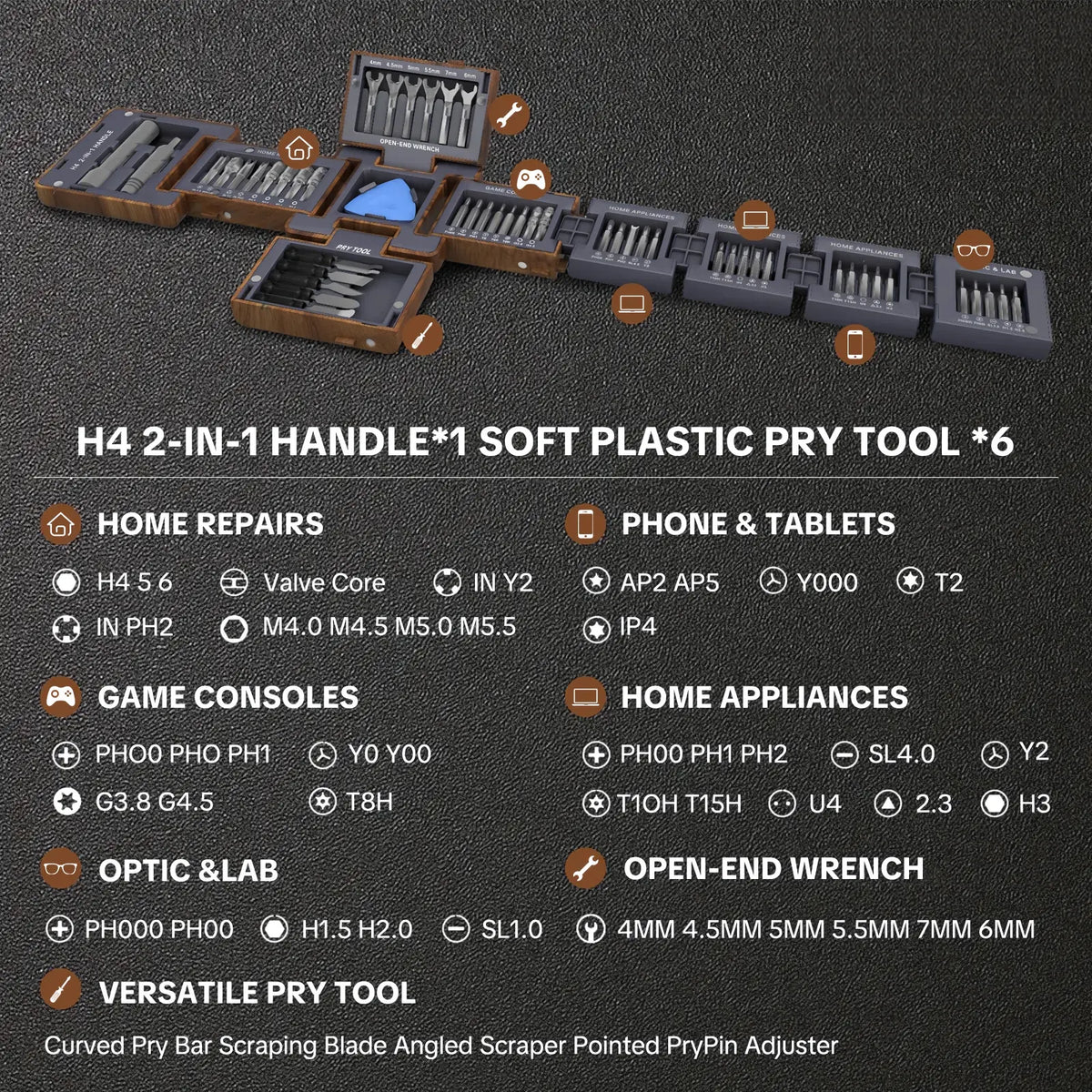 55-In-1 Magnetic Screwdriver Set