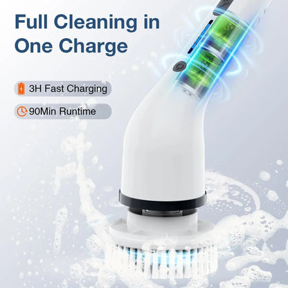 Cordless Electric Spin Scrubber