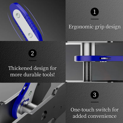 Effort-saving automotive brake repair tool