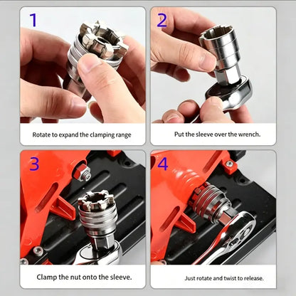 Multi-Function Universal Socket Wrench Tool